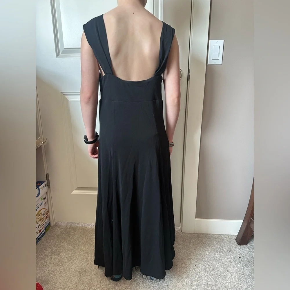 Gorgeous Black Lida Baday cocktail Dress size small - Picture 2 of 6